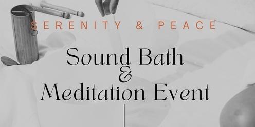 Serenity Sound Bath & Meditation 