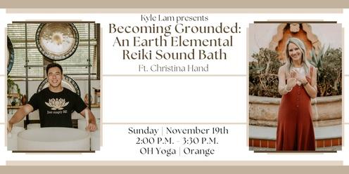 Becoming Grounded: An Earth Elemental Reiki Sound Bath with Christina Hand + CBD (Orange)