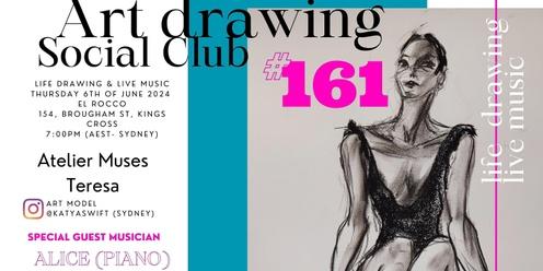 Art Drawing Live Music Social Club #161