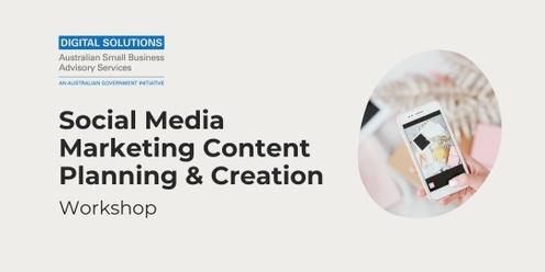 Social Media Marketing Content Planning & Creation