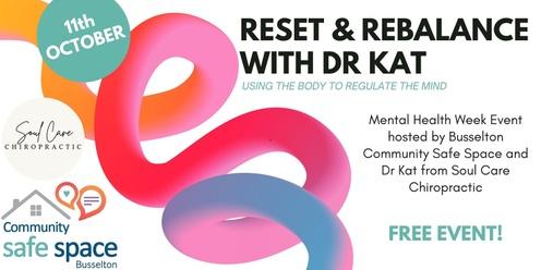 Reset & Rebalance Workshop for Mental Health Week