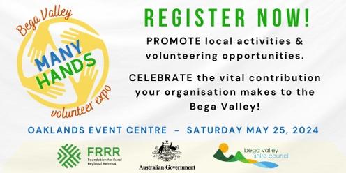 MANY HANDS Volunteer Expo Bega Valley 2024