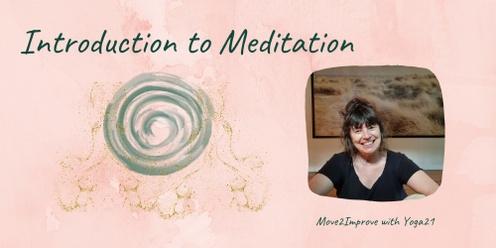 An Introduction to Meditation Workshop