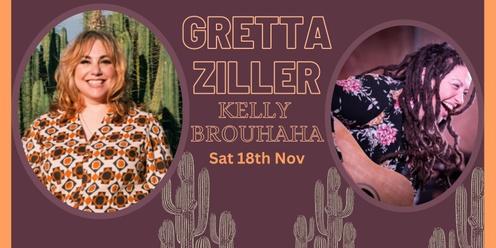 Gretta Ziller supported by Kelly Brouhaha