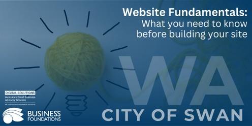 Website Fundamentals - What you need to know before building your site - City of Swan