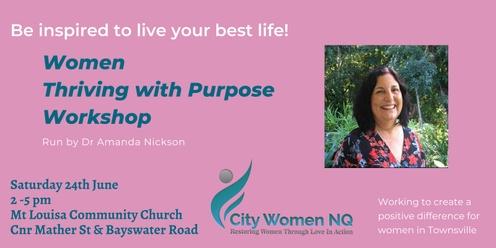 Women Thriving With Purpose Workshop