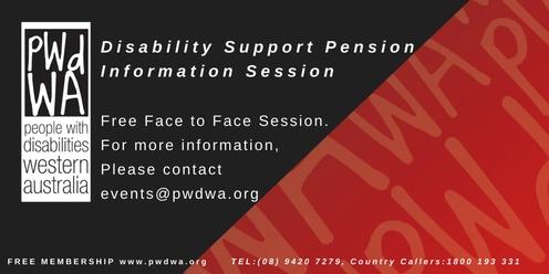 Make a strong Disability Support Pension Application Workshop