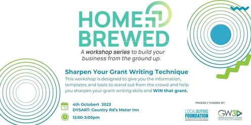 Home Brewed: Sharpen Your Grant Writing Technique Dysart