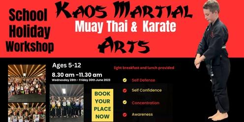 Kaos Martial Arts School Holiday Workshop