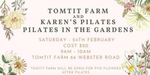 Tomtit Farm Pilates in the Gardens 
