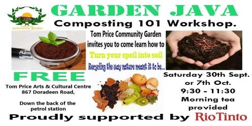 FREE Garden Java Composting 101 Workshop.