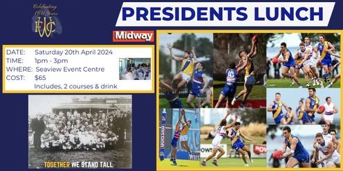 Presidents Lunch - Vs Footscray
