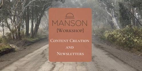 Workshop: Content Creation and Newsletters with Skye Manson 