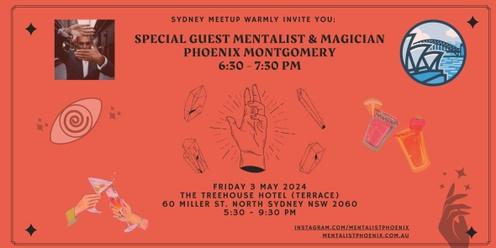 FREE Sydney Meetup: Drinks at The Treehouse Hotel (Terrace) + 🔮✨ SPECIAL GUEST Magician & Mentalist✨🎩