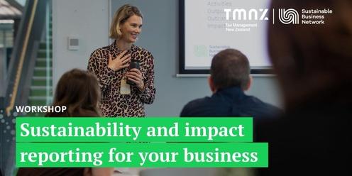 Workshop: Sustainability and Impact Reporting for your business