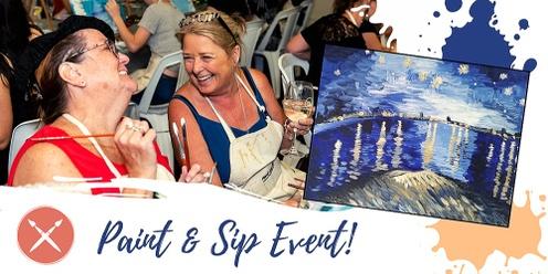 Paint & Sip Event: Van Gogh's Starry Night Over The Rhone 22/03/23