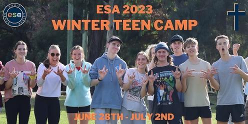 2023 ESA Winter Teen Camp