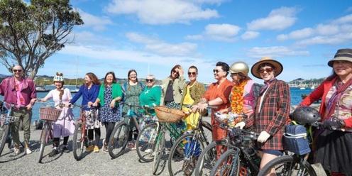 Frocks on Bikes - A Cycle for World Menopause Day.