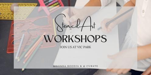 Stencil Art Workshop (Connect Victoria Park Inc)