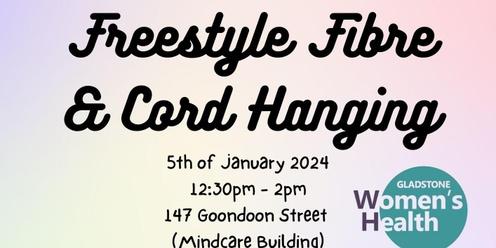 Freestyle Fibre & cord wall hanging 