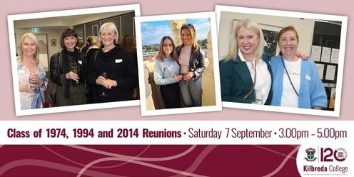 Kilbreda College 10 Year, 30 Year and 50 Year Reunions in 2024