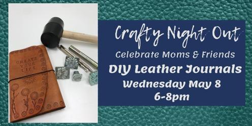 Crafty Night Out: DIY Leather Journals, Learn to Stamp and Stain Leather