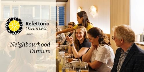 Refettorio Neighbourhood Dinner | Thursday 9th November, 2023