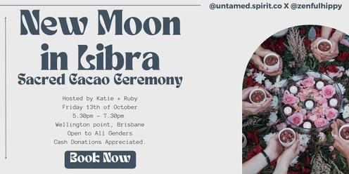 New Moon in Libra Sacred Cacao Ceremony