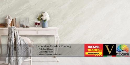 Trowel Trades Tauranga Decorative Plaster Training