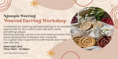 Ngumpie Earring Weaving workshop 