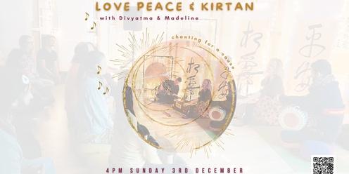 Love Peace & Kirtan (Dec 3)