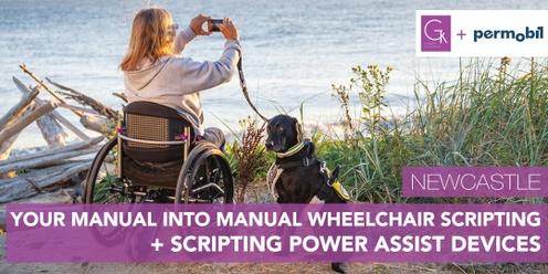 Your Manual into Manual Wheelchair Scripting + Scripting Power Assist Devices: Gain Independence with some Power Assistance (Newcastle)