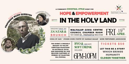 Hope and Empowerment in the Holy Land, with Professor Mazin Qumsiyeh