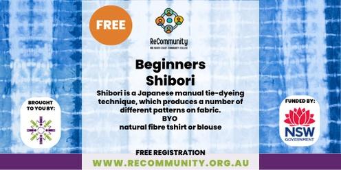 Beginners Shibori | WAUCHOPE