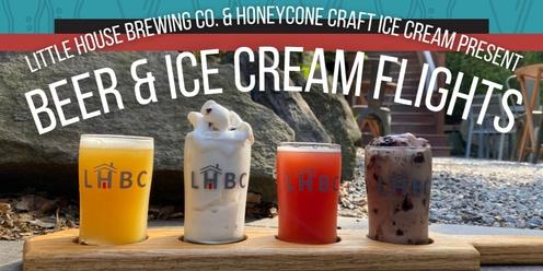 Ice Cream & Beer Flights with Honeycone Craft Ice Cream