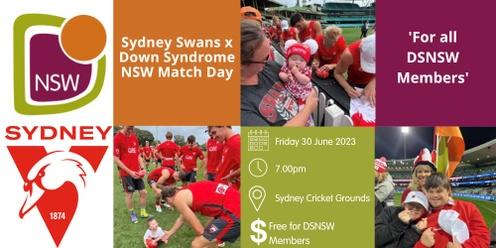 Sydney Swans x Down Syndrome NSW Match Day