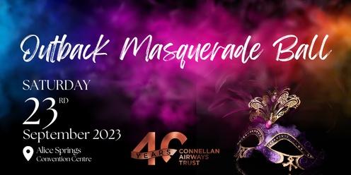 Outback Masquerade Ball - Celebrating 40 years of Connellan Airways Trust 