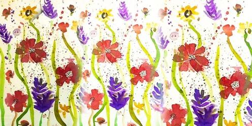 Backyard Artist Studio: Watercolour Wildflowers