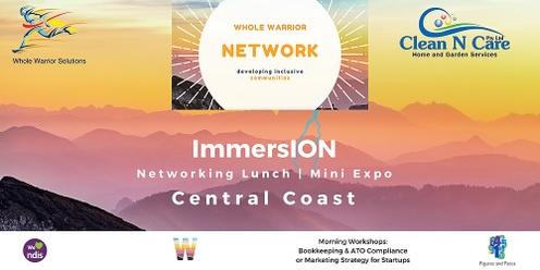 Central Coast Whole Warrior Network ImmersION - professional disAbility networking lunch July 2023