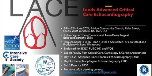 Leeds Advanced Critical Care Echo Course