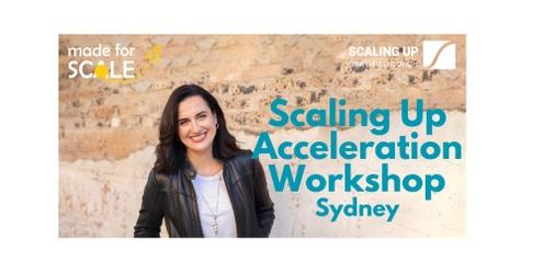 Scaling Up Acceleration Workshop Sydney