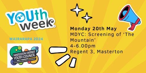 MDYC: FREE Screening of 'The Mountain' for Youth Week, 2024. 