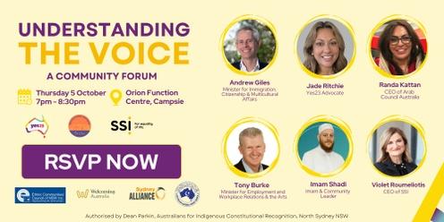 Understanding the Voice - A community forum