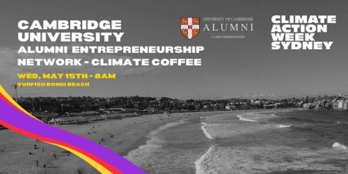 Cambridge University Alumni Entrepreneurship Network - Climate Coffee