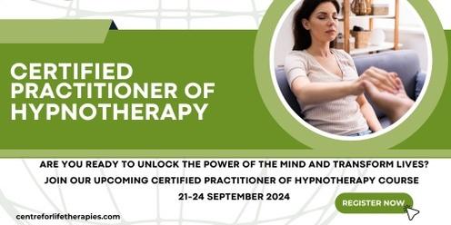 Certified Practitioner of Hypnotherapy 2024