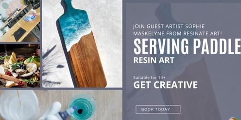 Resin Art Workshop - Serving Paddle