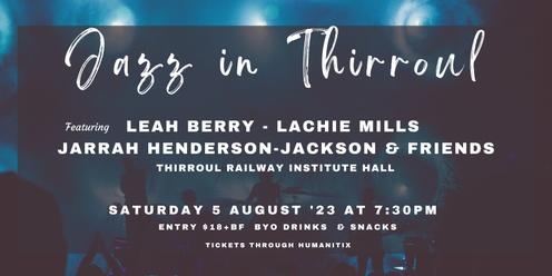 Jazz in Thirroul - Saturday 5th August '23 at 7:30pm 
