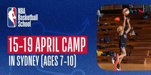 April 15th -19th 2024 Holiday Camp (Ages 7-10) in Sydney at NBA Basketball School Australia