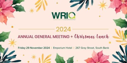 WRIQ 2024 AGM and Christmas Lunch