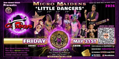 Dothan, AL - Micro Maidens: The Show "Must Be This Tall to Ride!"